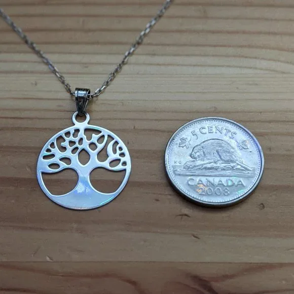 Sterling Silver Tree of Life Necklace - Picture 3 of 4